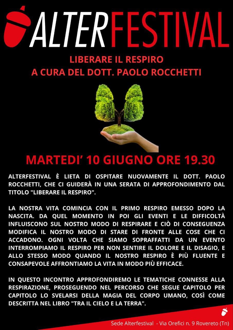 Paolo Rocchetti, liberare il respiro